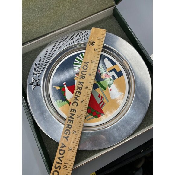 Limited Edition Wilton Armetale Christmas Plate "The Journey Of The Magi" 1993 - Picture 7 of 7